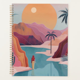 Boho Abstract Landscape (18) Planner