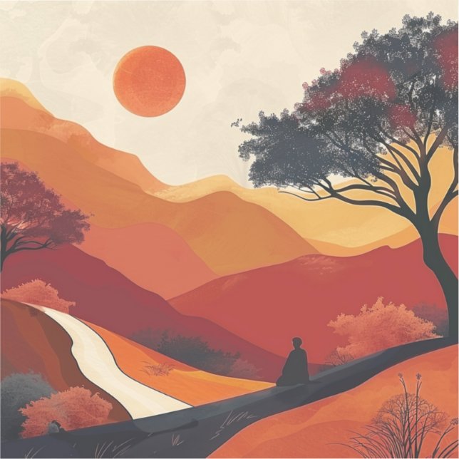 Boho Abstract Landscape (19) (Front)