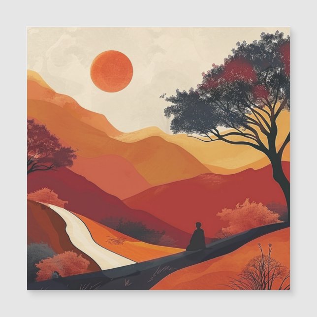 Boho Abstract Landscape (19) (Front)