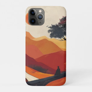 Boho Abstract Landscape (19) iPhone 11 Pro Case