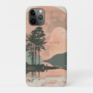 Boho Abstract Landscape (1) iPhone 11 Pro Case