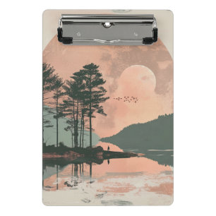 Boho Abstract Landscape (1) Mini Clipboard