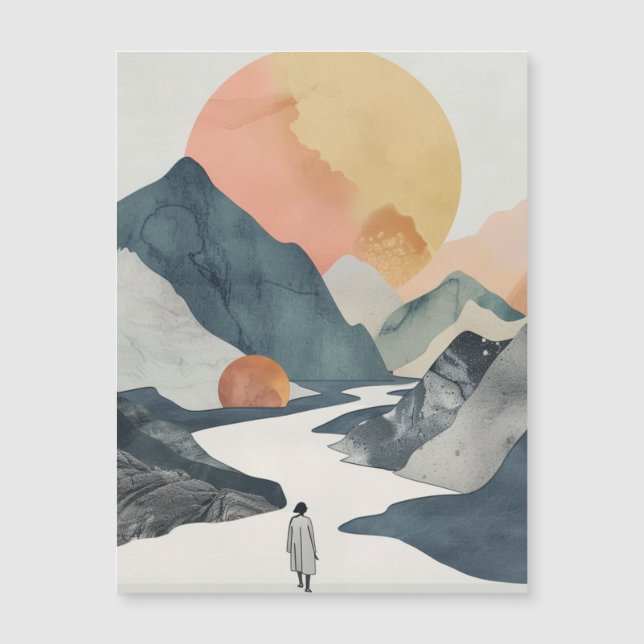 Boho Abstract Landscape (2) (Front)