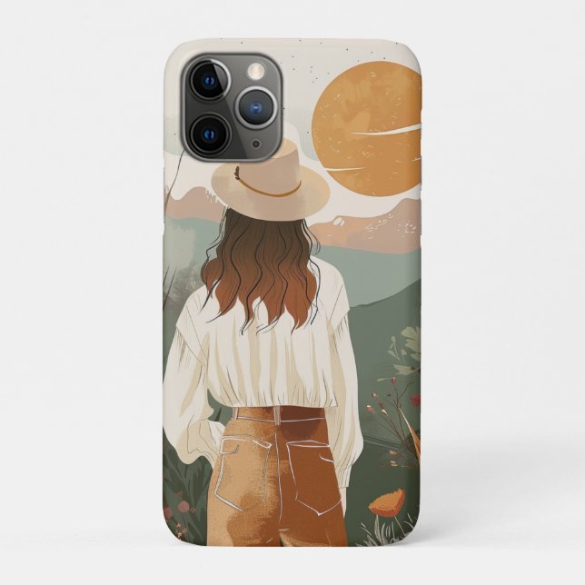 Boho Abstract Landscape (20) Case-Mate iPhone Case (Back)