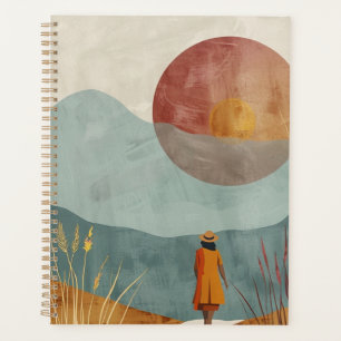 Boho Abstract Landscape (23) Planner