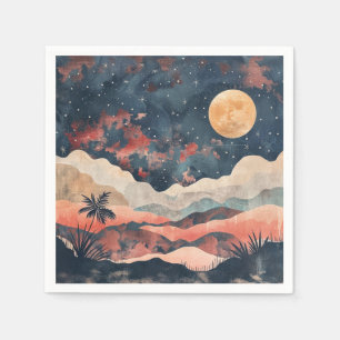Boho Abstract Landscape (24) Napkin