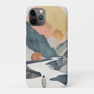 Boho Abstract Landscape (2) iPhone 11 Pro Case
