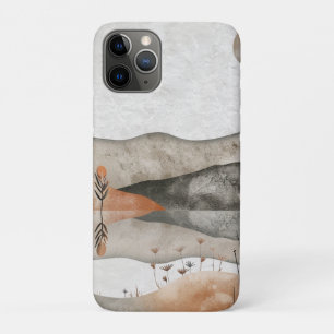 Boho Abstract Landscape (3) iPhone 11 Pro Case
