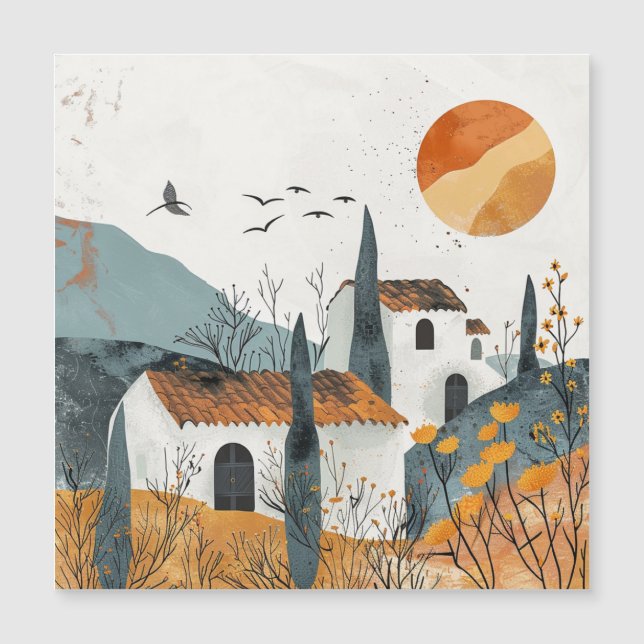 Boho Abstract Landscape (4) (Front)