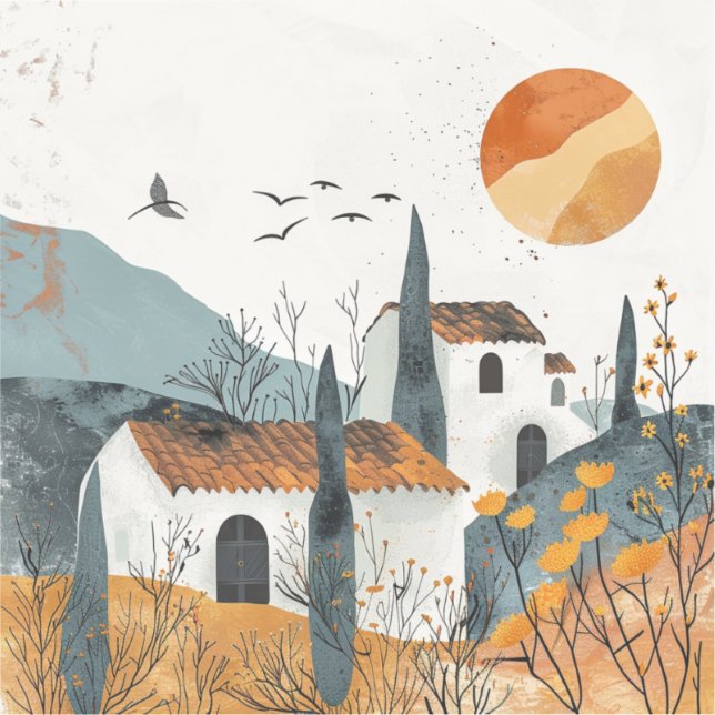 Boho Abstract Landscape (4) (Front)