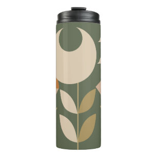Boho Abstract Lily Thermal Tumbler