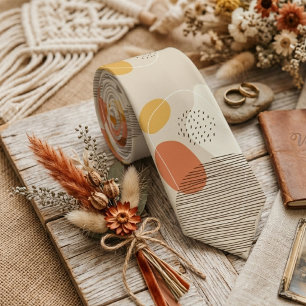 Boho Abstract Pattern Tie