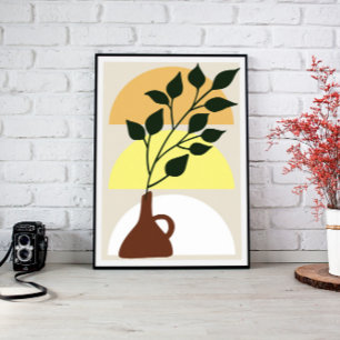 Boho Abstract Wall Art Canvas