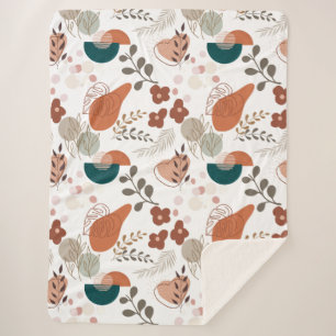 BOHO Aesthetic Pattern A10 Sherpa Blanket