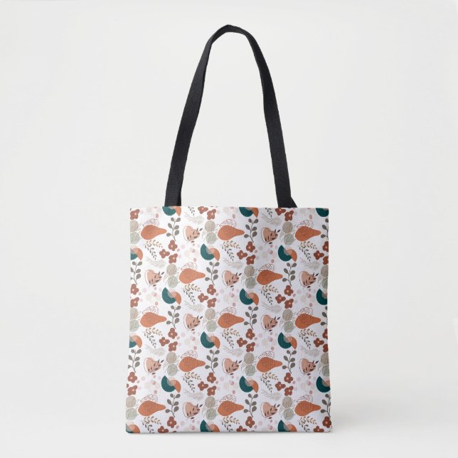BOHO Aesthetic Pattern A10 Tote Bag (Front)