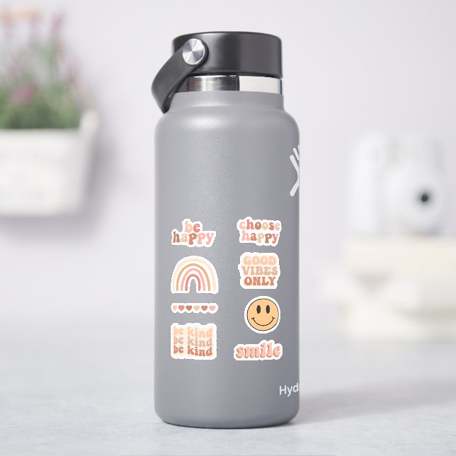 Boho Aesthetic Positivity Motivational Pack (HydroFlask)
