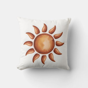 Boho Aesthetic Rainbow Party Cushion