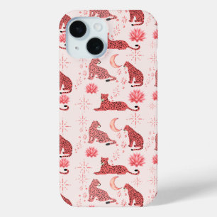 Boho Aloe Moon Leopards Phone Case 