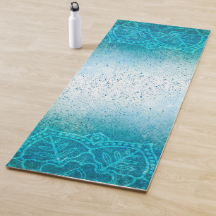 Boho and Paint Splatter Yoga Mat