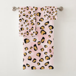 Boho Animal Pattern Bath Towel Set