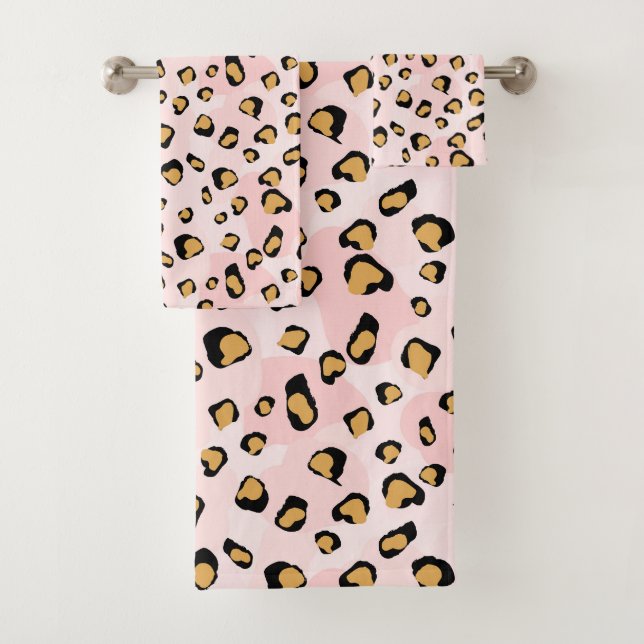Boho Animal Pattern Bath Towel Set (Insitu)