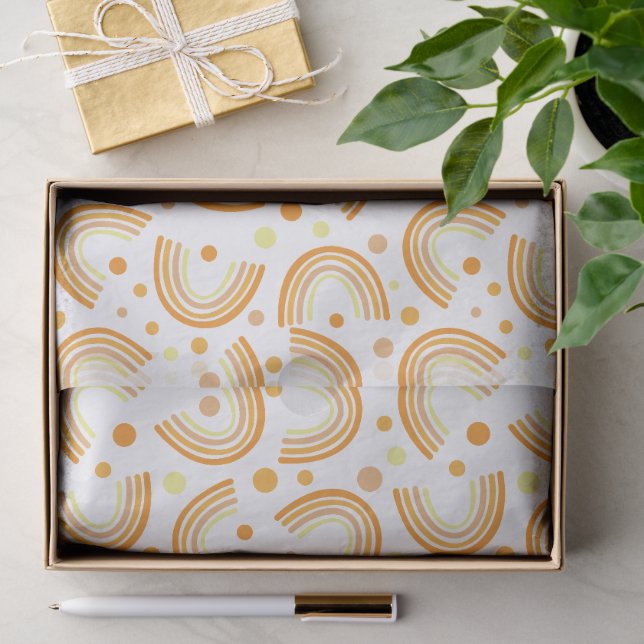 Boho Arch Geometric Pattern Tissue Paper (Gift)