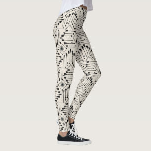 Boho Arrows and Sun V12 ID748 Leggings