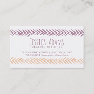 Boho Arrows Business Card