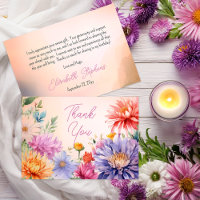 Boho Aster Flowers Floral Birthday Party