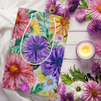 Boho Aster Flowers Floral