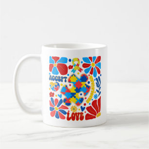 Boho Autism Awareness Coffee Mug