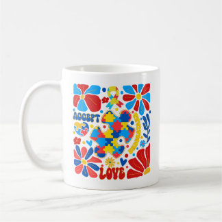 Boho Autism Awareness Coffee Mug