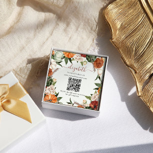 Boho Autumn   Bridal Shower Registry Enclosure Card