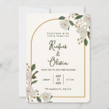 Boho Autumn Wildflower | Botanical Wedding Invitat