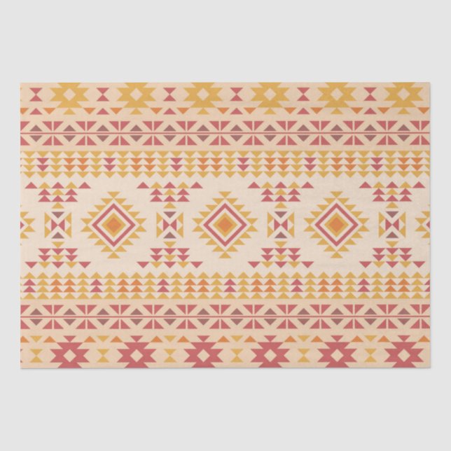 Boho Aztec Mudcloth Tissue Paper (Front)