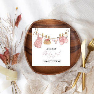 Boho Baby Clothes Baby Shower Book Request Napkin