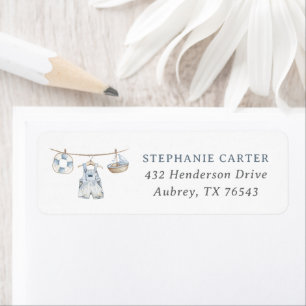 Boho Baby Clothes Boy Baby Shower Return Address Return Address Label