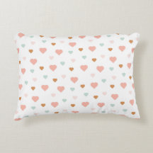 Boho baby girl pastel love hearts