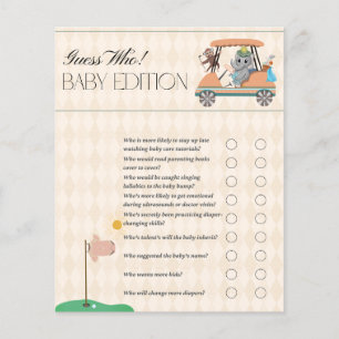 Boho Baby Shower Guess Who! Baby Edition