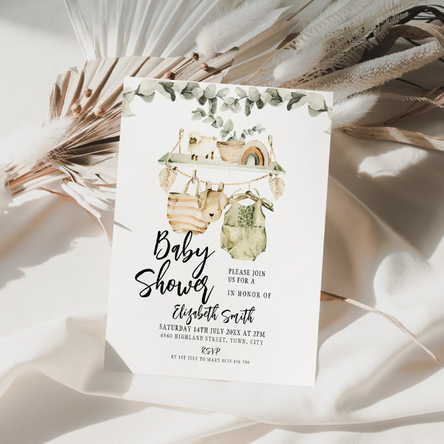 Boho Baby Shower Invitation (Creator Uploaded)