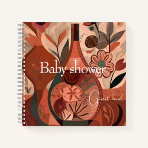  boho baby shower massage book 
