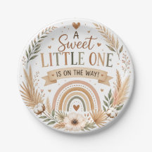 Boho Baby Shower Party Decor, Neutral Baby Shower