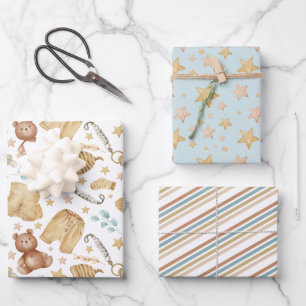 Boho Baby Shower Wrapping Paper