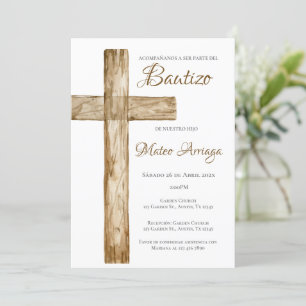 Boho Baptism Invitation