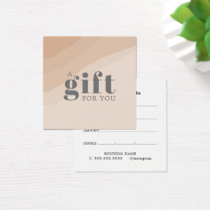 Boho Barbershop Gift Certificate 