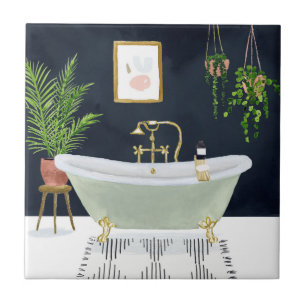 Boho Bath I Ceramic Tile