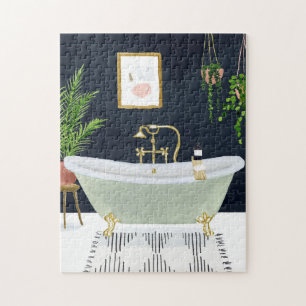 Boho Bath I Jigsaw Puzzle