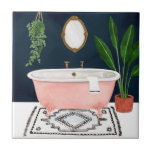 Boho Bath II Ceramic Tile<br><div class="desc">Boho Bath II by Victoria Borges</div>