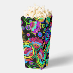 Boho Batik Bright and Beautiful Flowers Favour Box