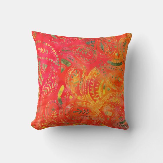 Boho Batik Cushion (Front)
